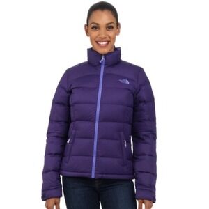 The North Face Women Small Purple 700 Down Nuptse Jacket Vintage Puffer Ski Coat